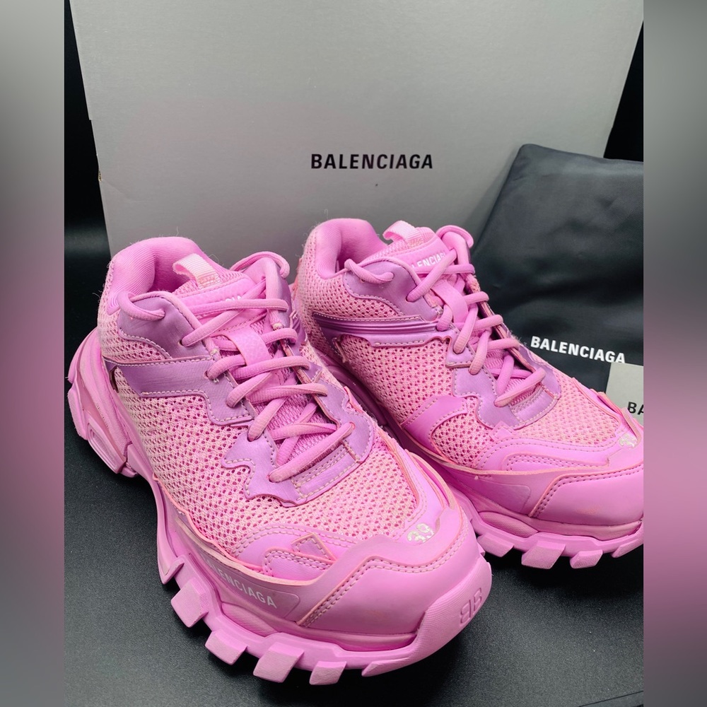Balenciaga Women’s Track.3 Sneakers SIZE 9 Pink NWB AUTHENTIC